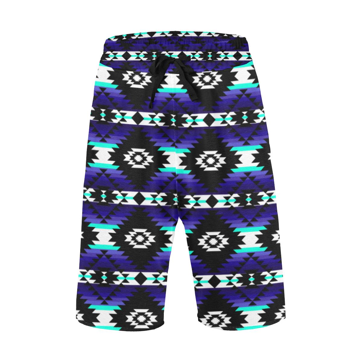 Cree Confederacy Midnight Men's All Over Print Casual Shorts (Model L23) Men's Casual Shorts (L23) e-joyer