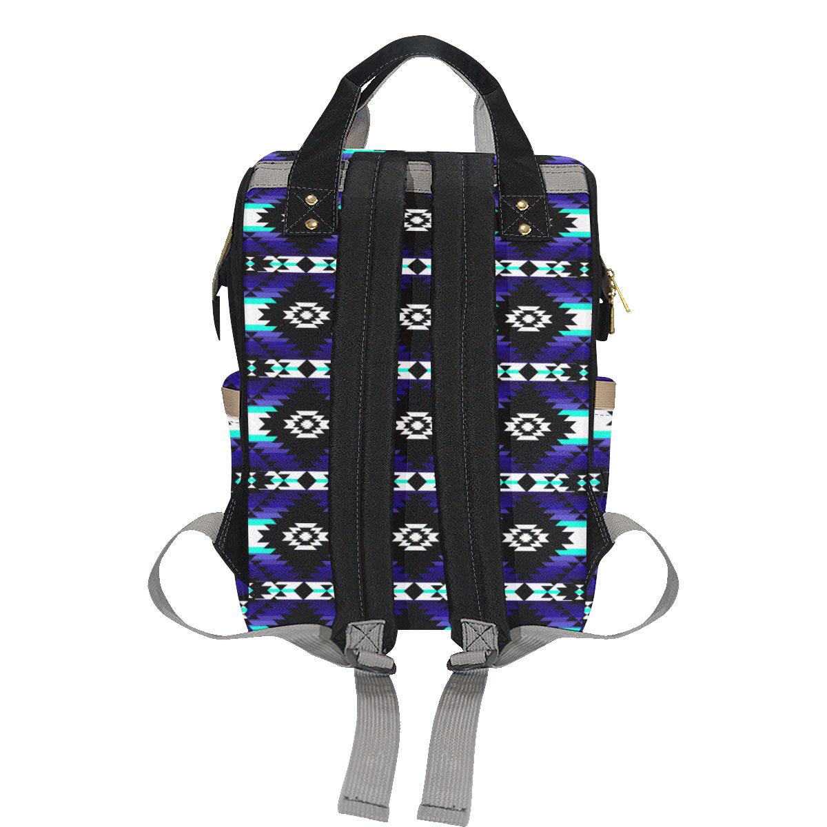 Cree Confederacy Midnight Multi-Function Diaper Backpack (Model 1688) Diaper Backpack (1688) e-joyer