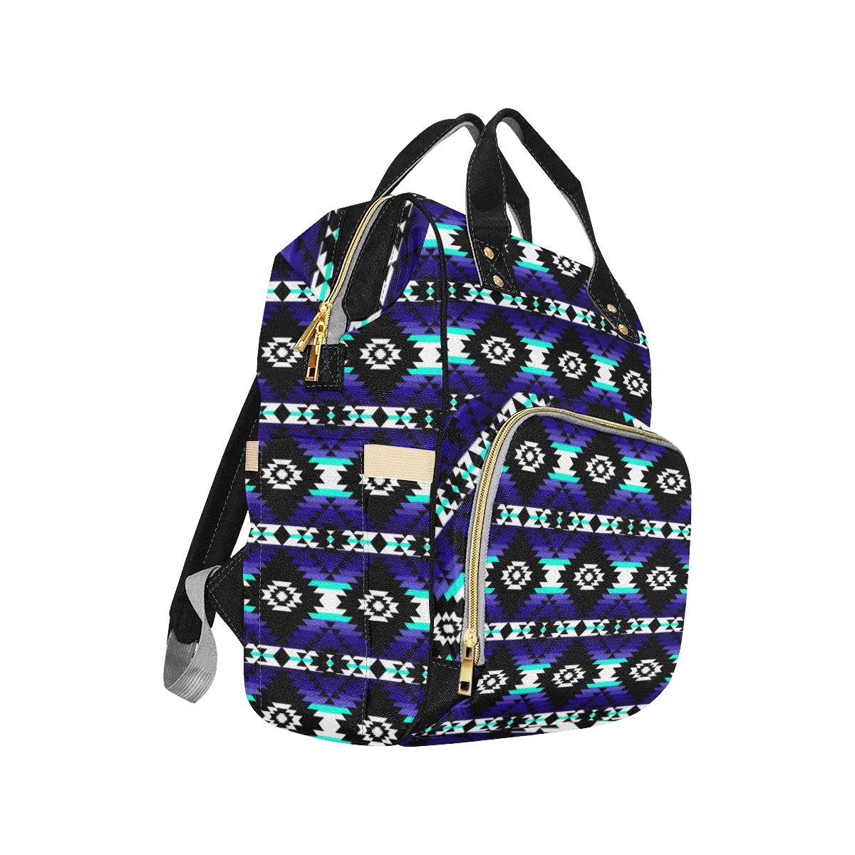 Cree Confederacy Midnight Multi-Function Diaper Backpack (Model 1688) Diaper Backpack (1688) e-joyer
