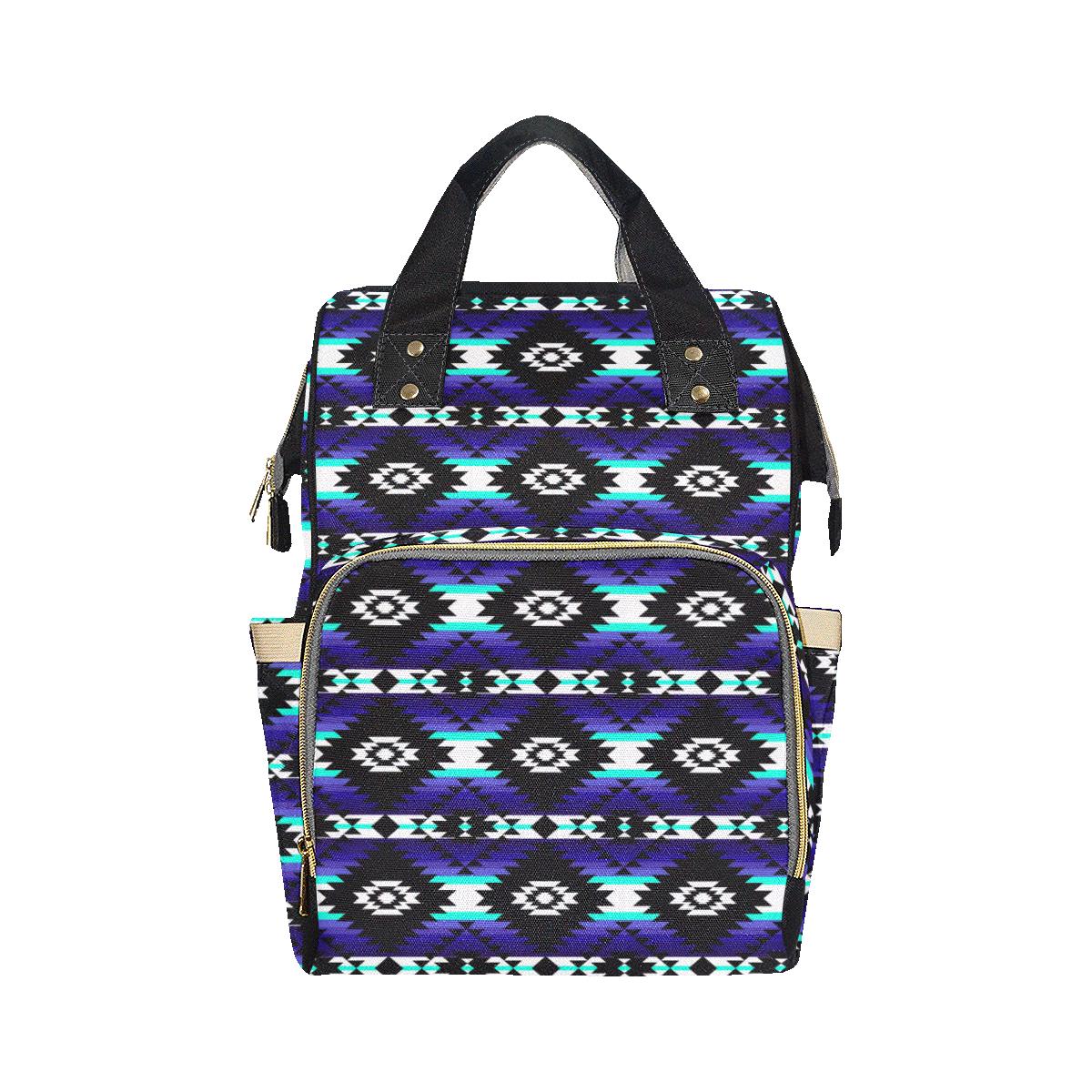 Cree Confederacy Midnight Multi-Function Diaper Backpack (Model 1688) Diaper Backpack (1688) e-joyer