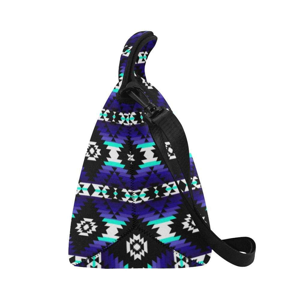 Cree Confederacy Midnight Neoprene Lunch Bag/Large (Model 1669) Neoprene Lunch Bag/Large (1669) e-joyer