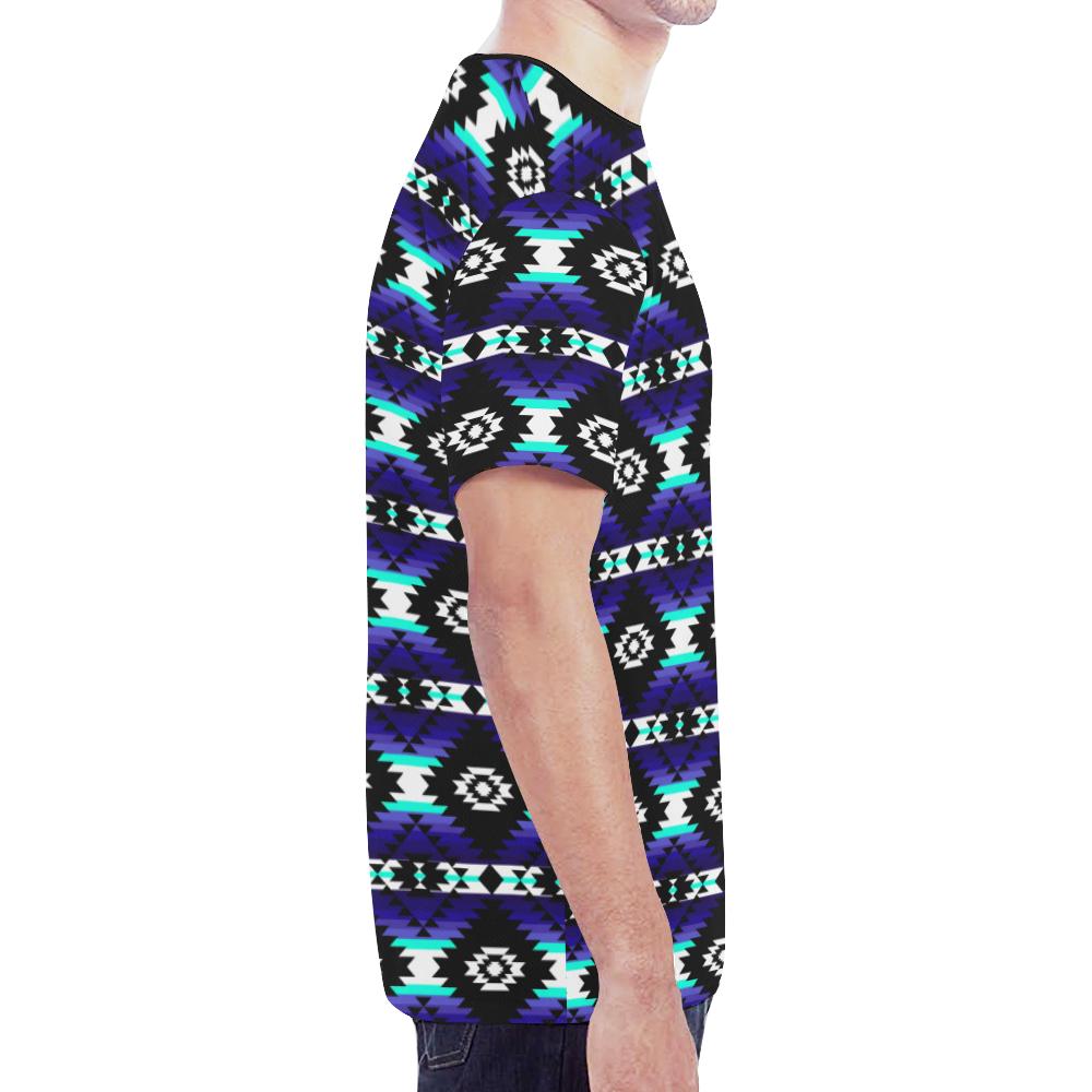 Cree Confederacy Midnight New All Over Print T-shirt for Men/Large Size (Model T45) New All Over Print T-shirt for Men/Large (T45) e-joyer