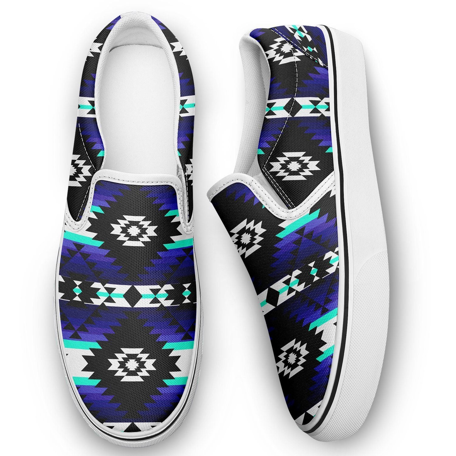 Cree Confederacy Midnight Otoyimm Kid's Canvas Slip On Shoes 49 Dzine