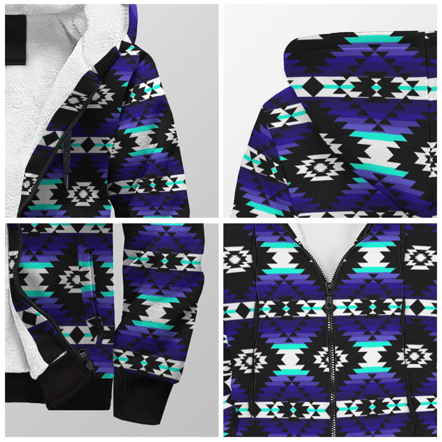 Cree Confederacy Midnight Sherpa Hoodie 49 Dzine