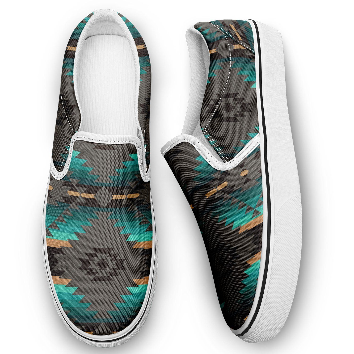 Cree Confederacy Otoyimm Kid's Canvas Slip On Shoes 49 Dzine