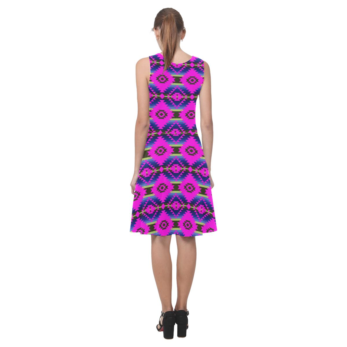 Cree Confederacy Ribbon Dress Atalanta Casual Sundress(Model D04) Atalanta Sundress (D04) e-joyer