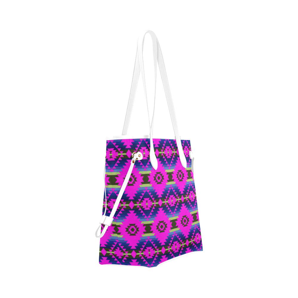 Cree Confederacy Ribbon Dress Clover Canvas Tote Bag (Model 1661) Clover Canvas Tote Bag (1661) e-joyer