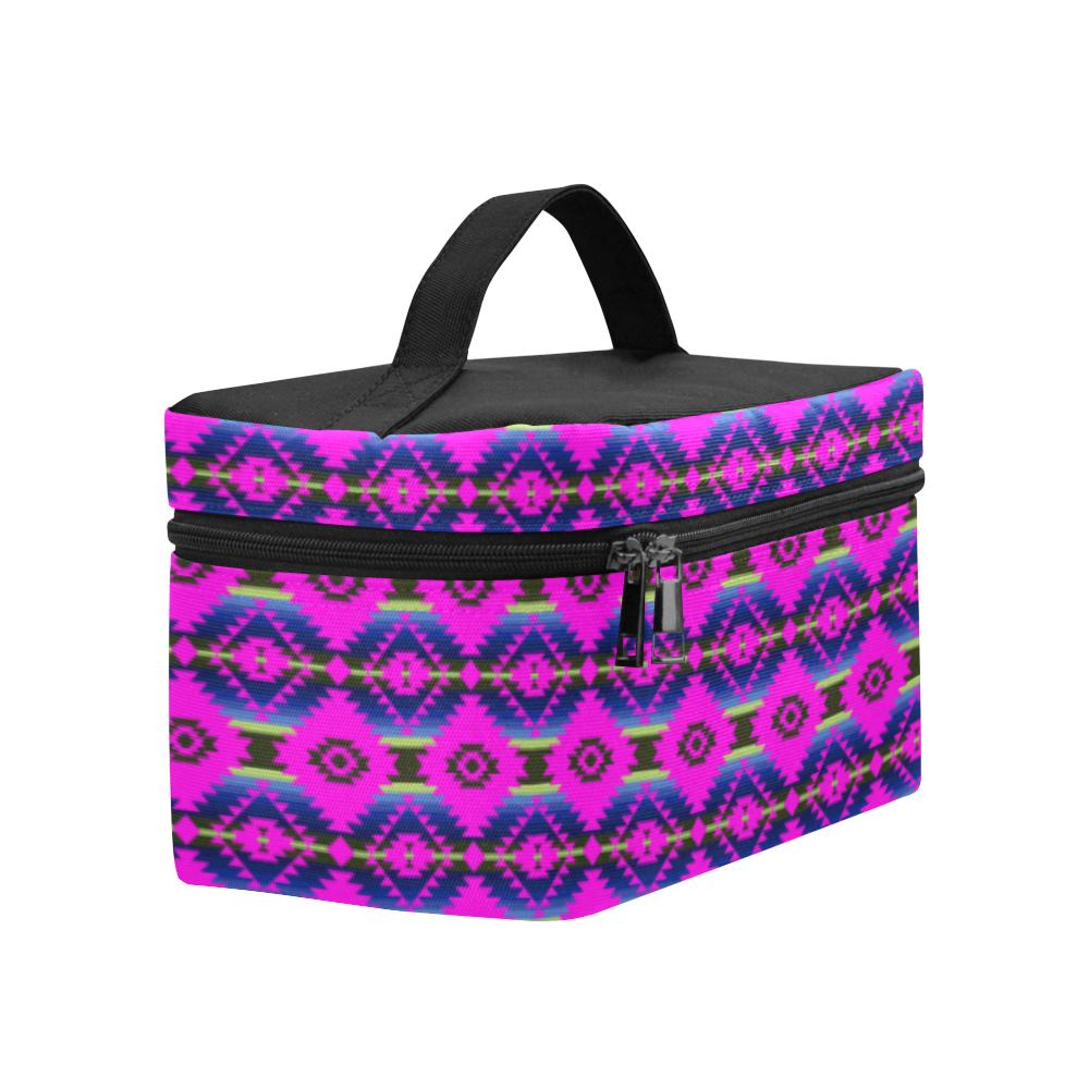 Cree Confederacy Ribbon Dress Cosmetic Bag/Large (Model 1658) Cosmetic Bag e-joyer
