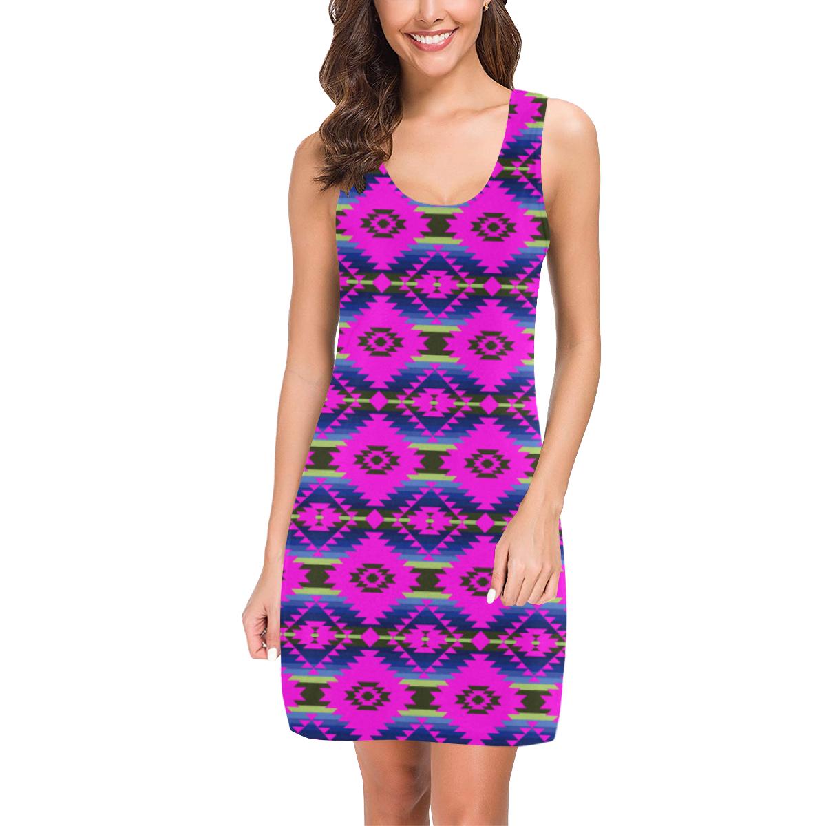 Cree Confederacy Ribbon Dress IkstsÃmiwa Vest Dress (Model D06) Medea Vest Dress (D06) e-joyer