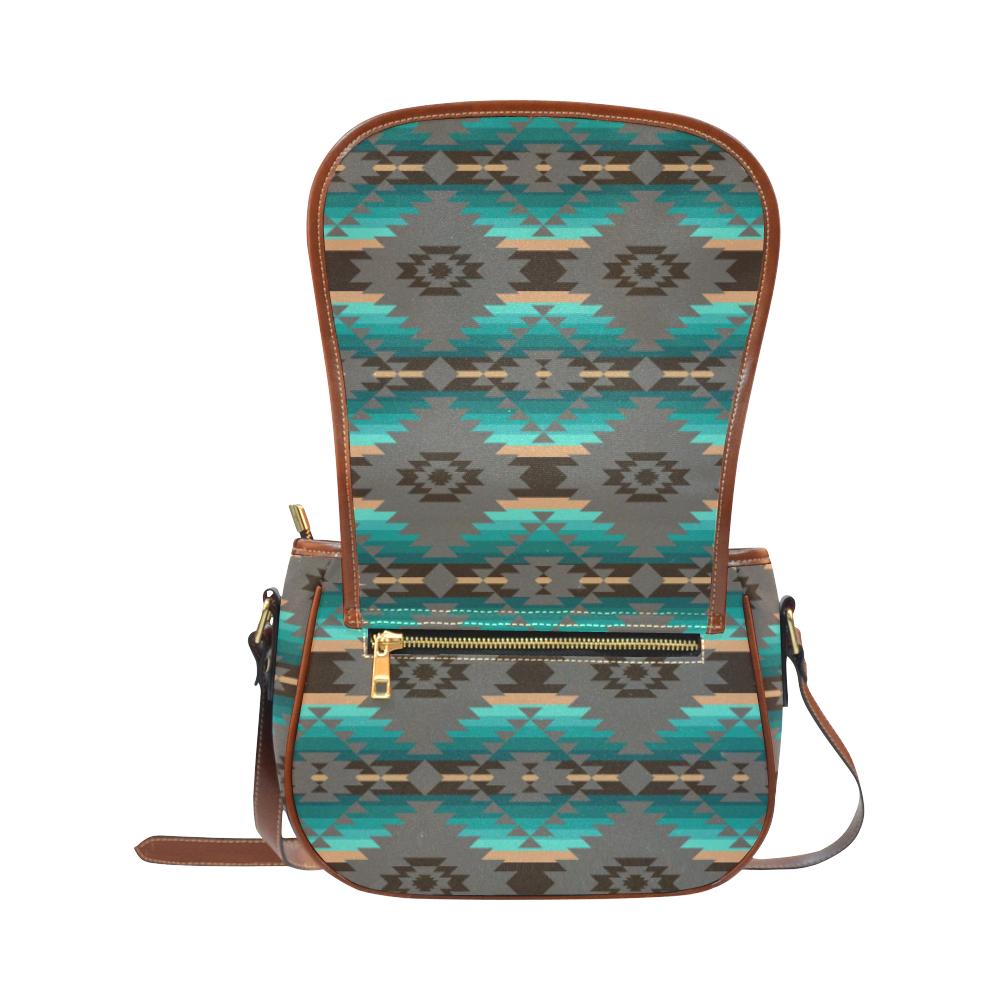 Cree Confederacy Saddle Bag/Small (Model 1649) Full Customization Saddle Bag/Small (Full Customization) e-joyer