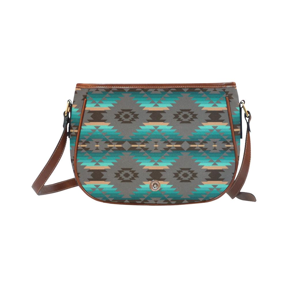 Cree Confederacy Saddle Bag/Small (Model 1649) Full Customization Saddle Bag/Small (Full Customization) e-joyer