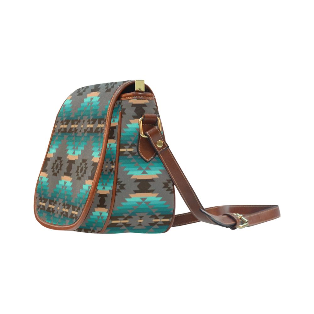 Cree Confederacy Saddle Bag/Small (Model 1649) Full Customization Saddle Bag/Small (Full Customization) e-joyer