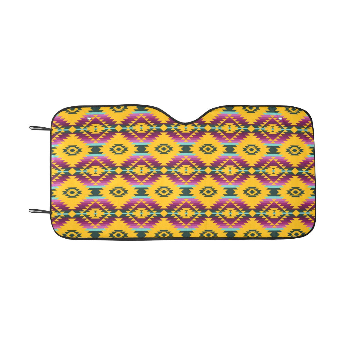 Cree Confederacy Summer Gathering Car Sun Shade 55"x30" Car Sun Shade e-joyer