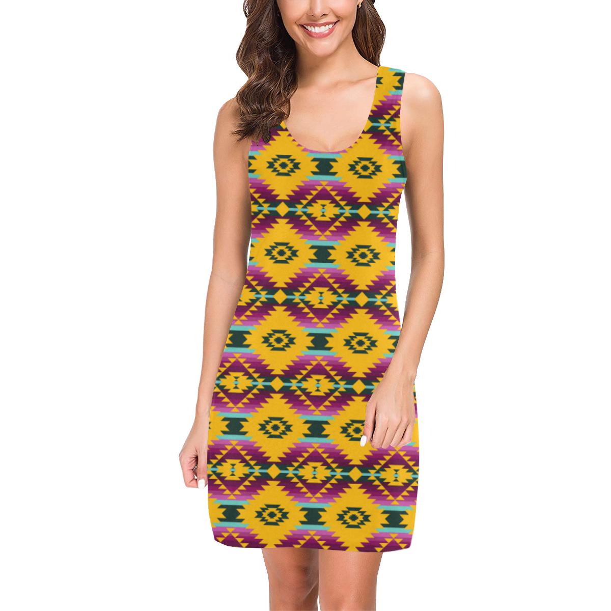 Cree Confederacy Summer Gathering IkstsÃmiwa Vest Dress (Model D06) Medea Vest Dress (D06) e-joyer