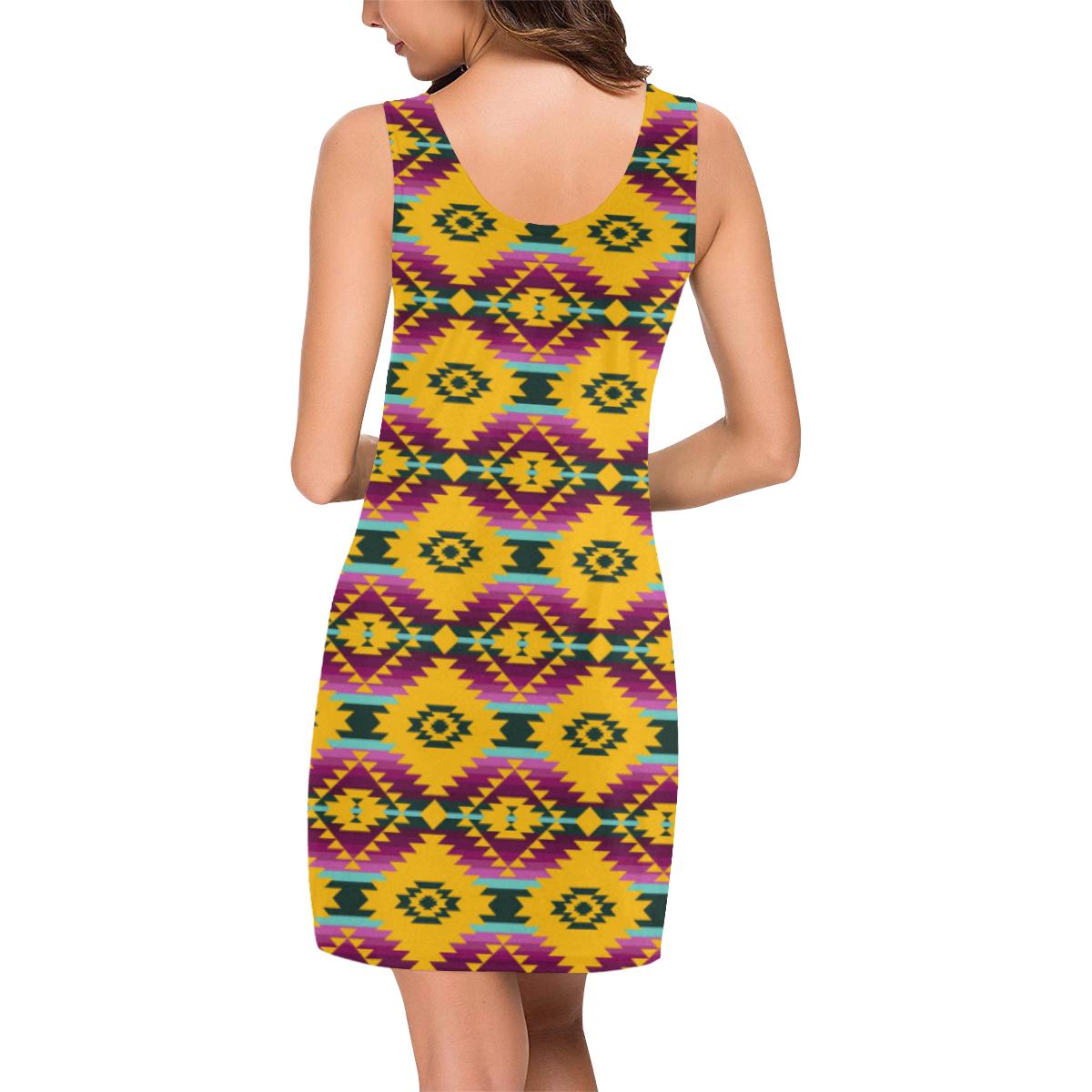 Cree Confederacy Summer Gathering IkstsÃmiwa Vest Dress (Model D06) Medea Vest Dress (D06) e-joyer