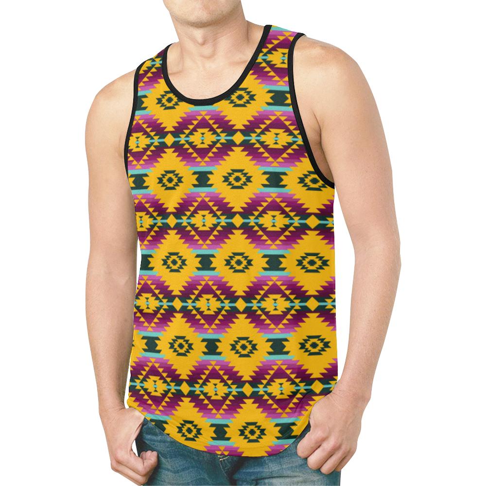 Cree Confederacy Summer Gathering New All Over Print Tank Top for Men (Model T46) New All Over Print Tank Top for Men (T46) e-joyer