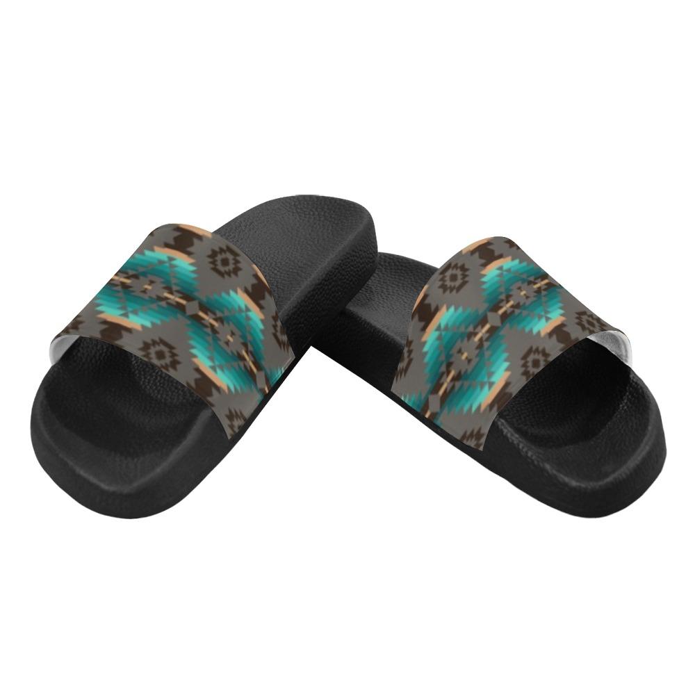 Cree Confederacy Women's Slide Sandals (Model 057) Women's Slide Sandals (057) e-joyer