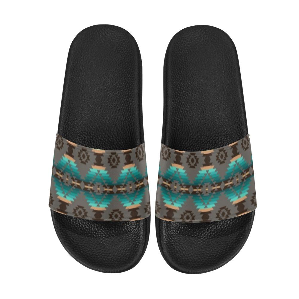 Cree Confederacy Women's Slide Sandals (Model 057) Women's Slide Sandals (057) e-joyer