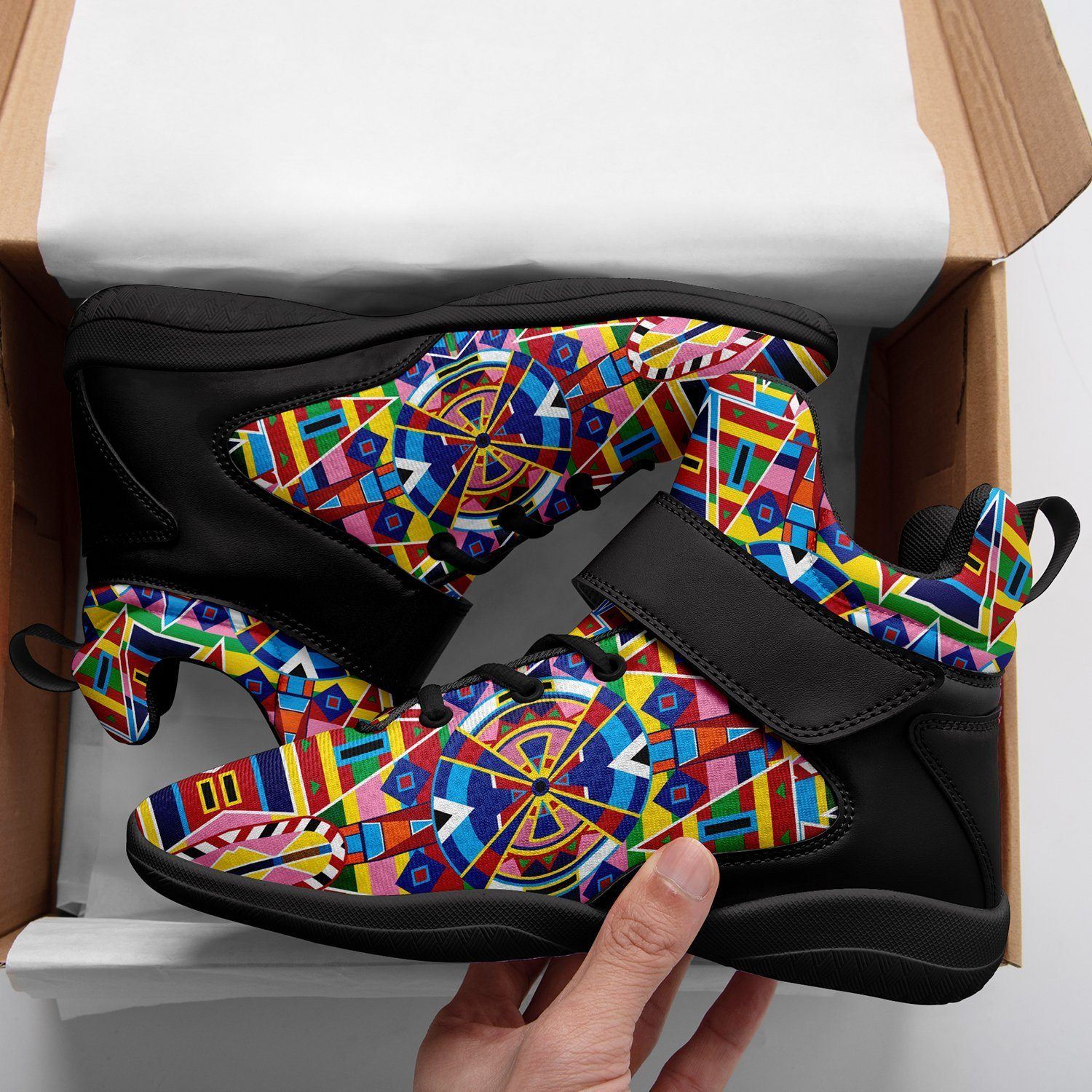 Crow Captive Ipottaa Basketball / Sport High Top Shoes - Black Sole 49 Dzine