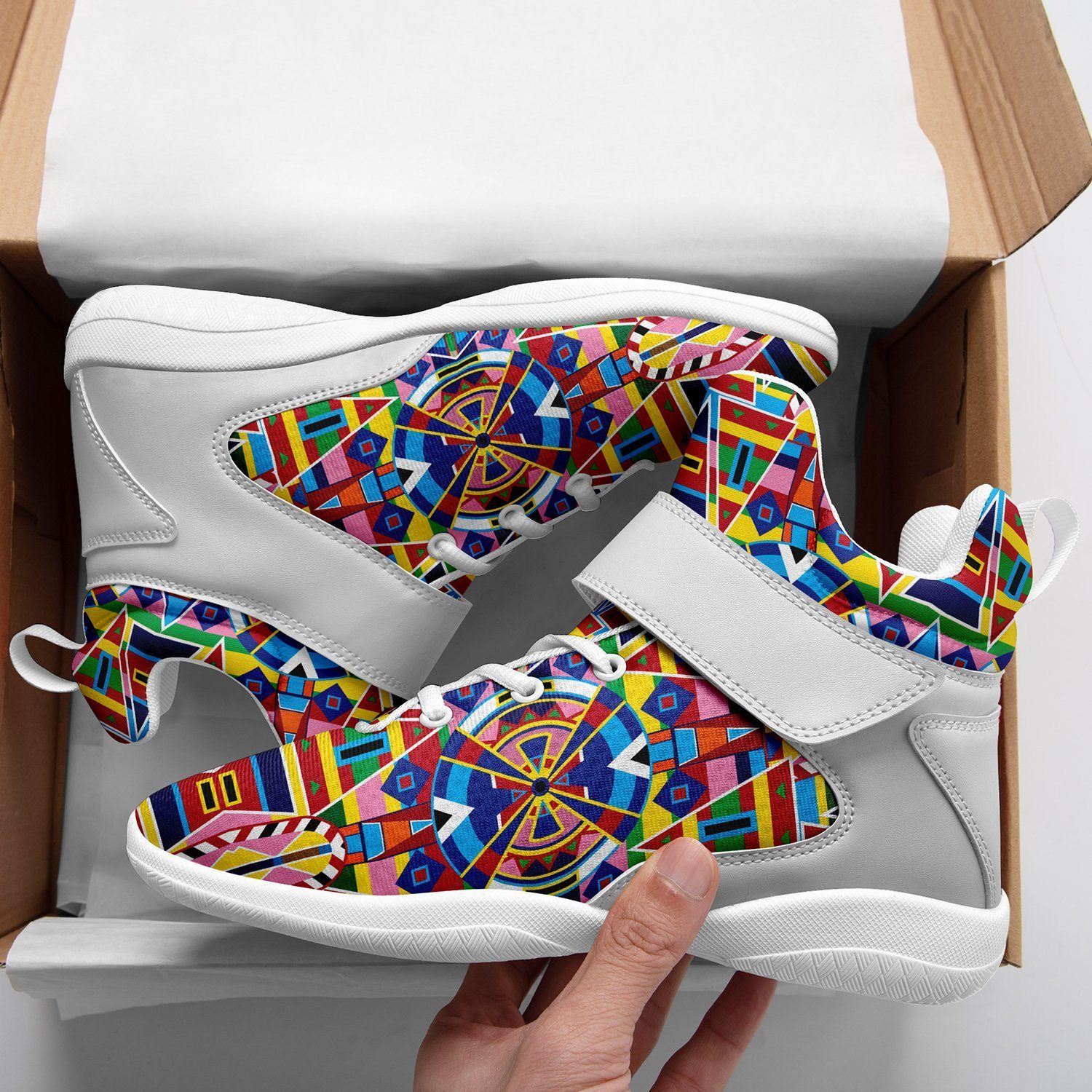 Crow Captive Ipottaa Basketball / Sport High Top Shoes - White Sole 49 Dzine