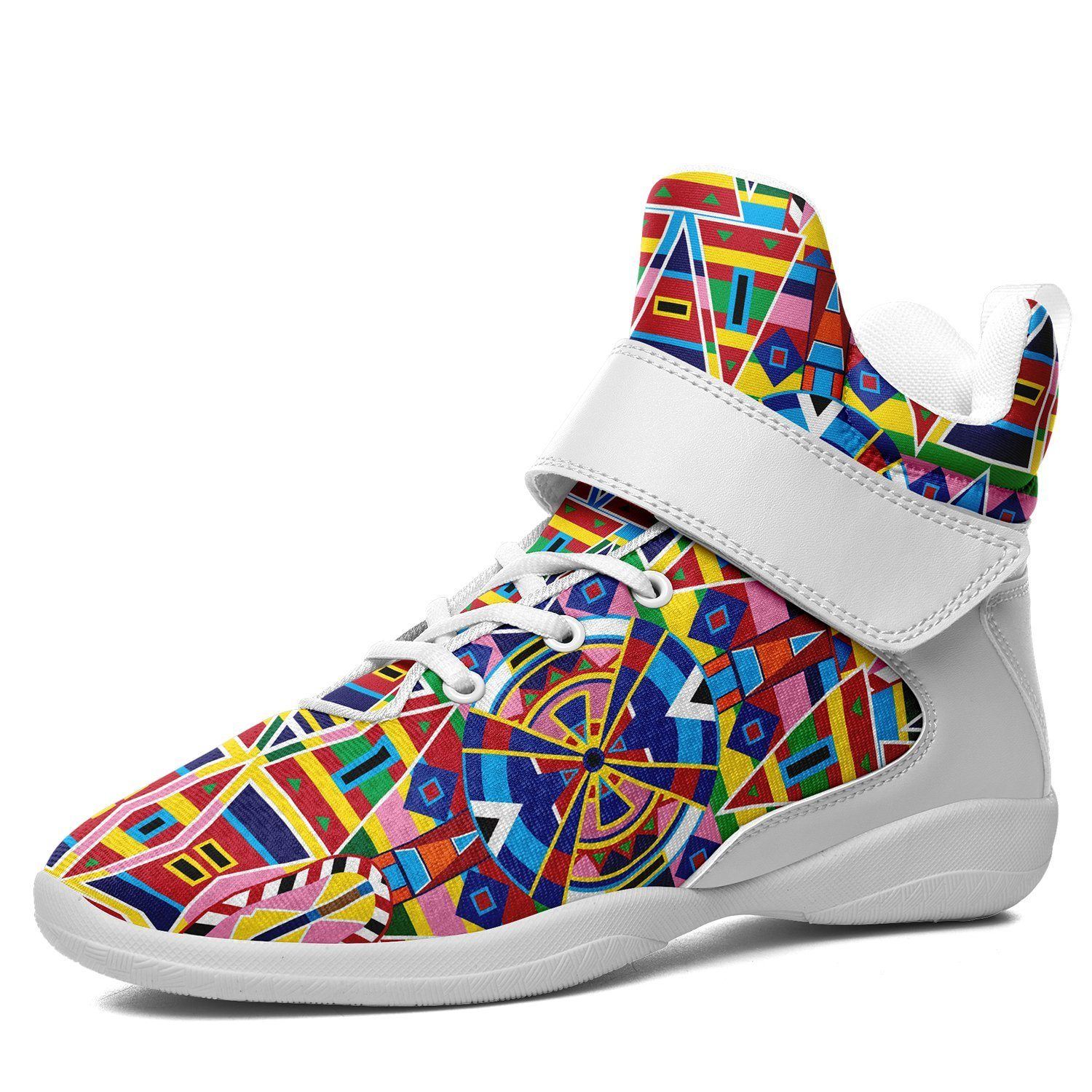 Crow Captive Ipottaa Basketball / Sport High Top Shoes - White Sole 49 Dzine US Men 7 / EUR 40 White Sole with White Strap
