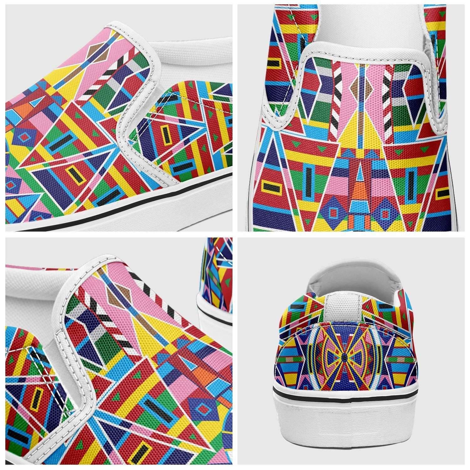 Crow Captive Otoyimm Kid's Canvas Slip On Shoes 49 Dzine