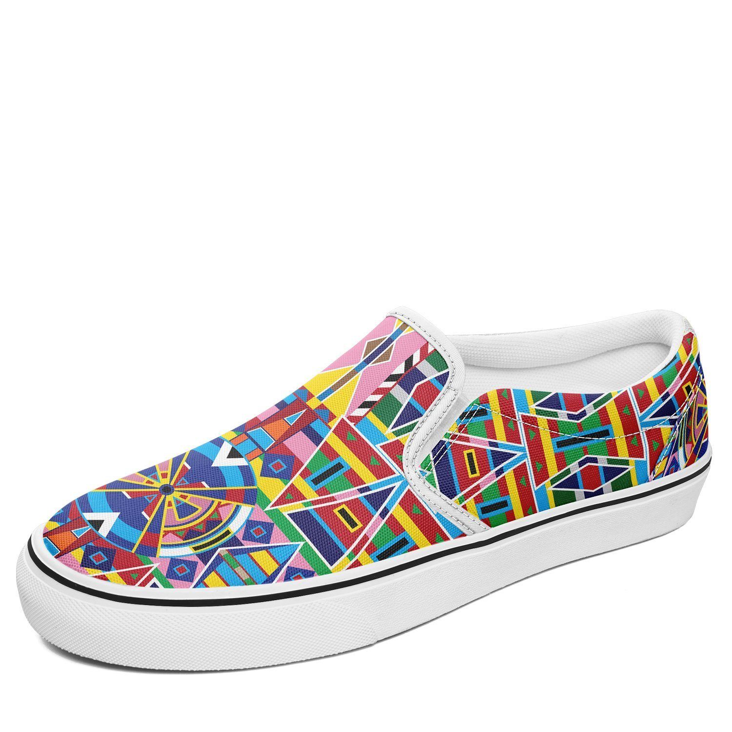 Crow Captive Otoyimm Kid's Canvas Slip On Shoes 49 Dzine US Youth 1 / EUR 32 White Sole