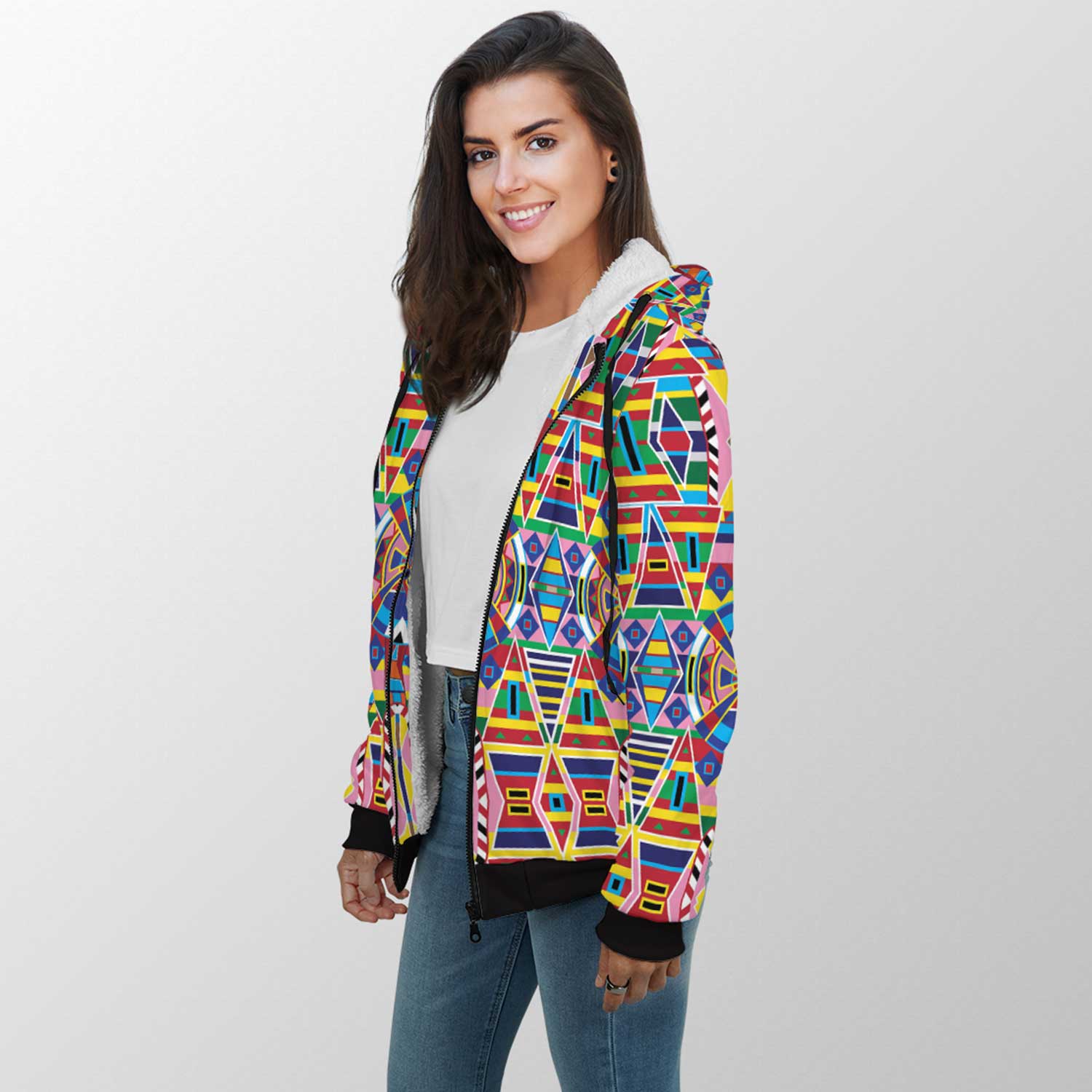 Crow Captive Sherpa Hoodie 49 Dzine