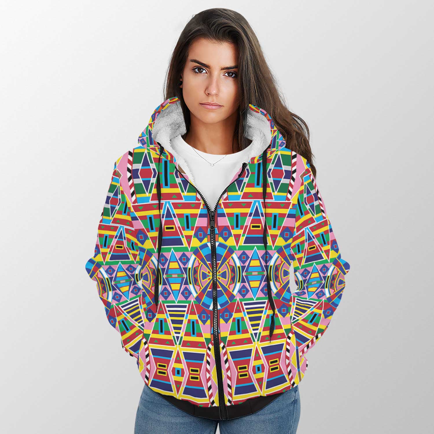 Crow Captive Sherpa Hoodie 49 Dzine