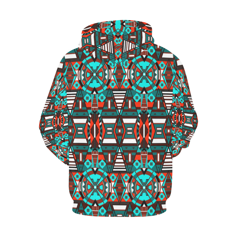 Crow Captive Winter All Over Print Hoodie for Women (USA Size) (Model H13) Hoodie e-joyer