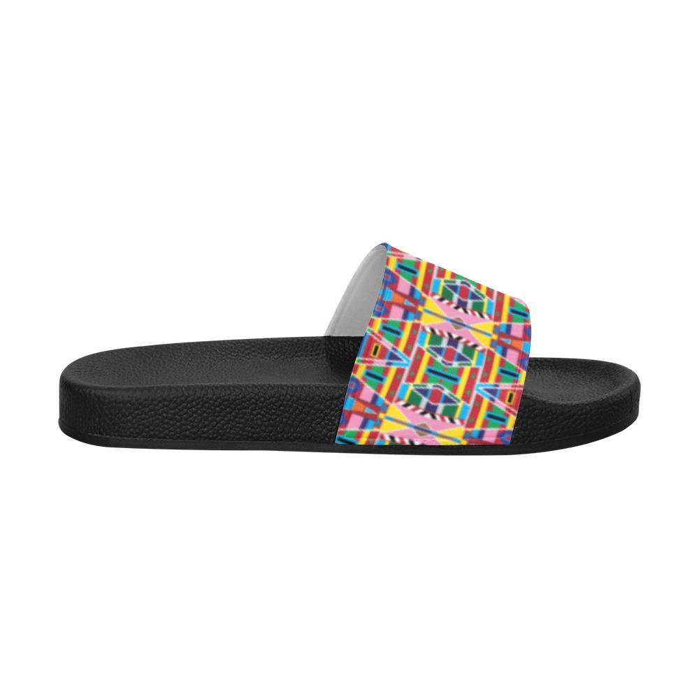 Crow Captive Women's Slide Sandals (Model 057) Women's Slide Sandals (057) e-joyer
