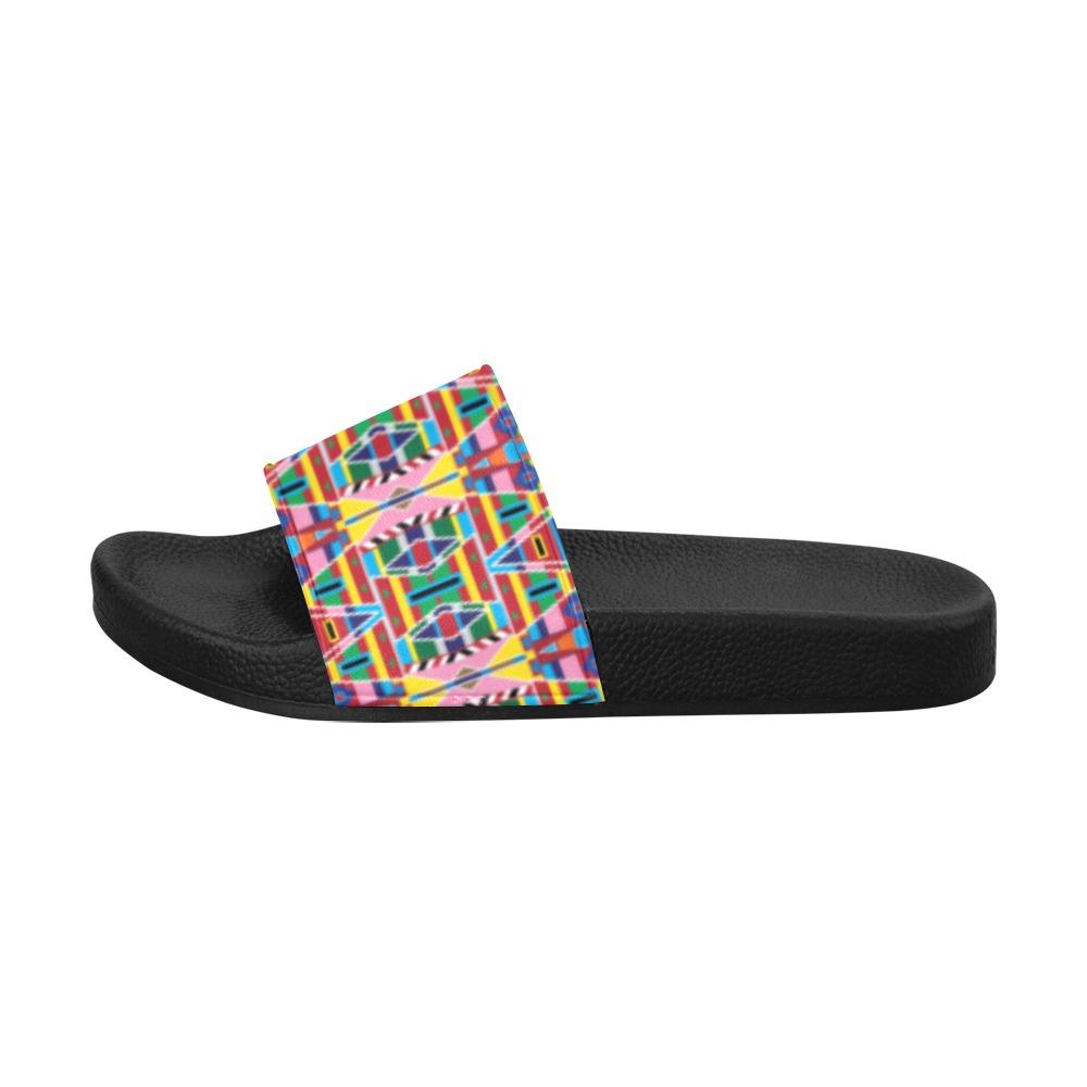 Crow Captive Women's Slide Sandals (Model 057) Women's Slide Sandals (057) e-joyer