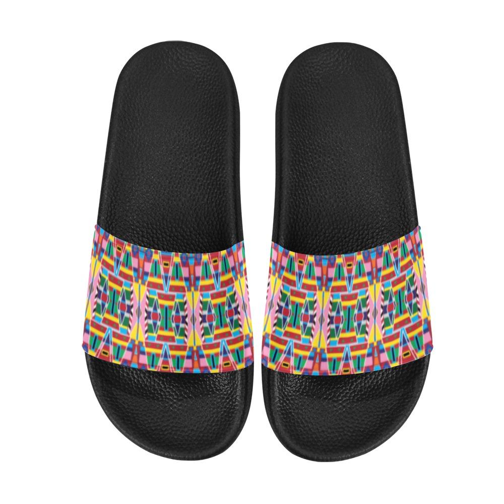 Crow Captive Women's Slide Sandals (Model 057) Women's Slide Sandals (057) e-joyer