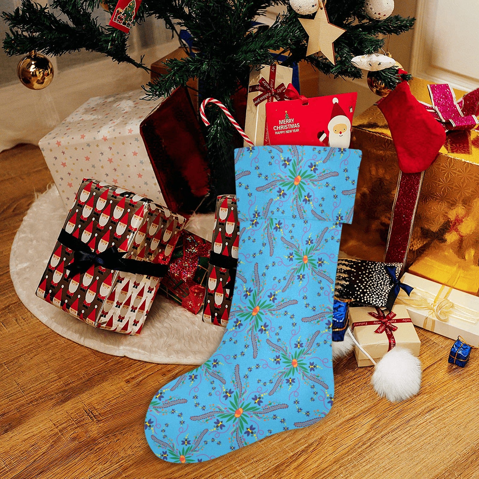 Willow Bee Saphire Christmas Stocking