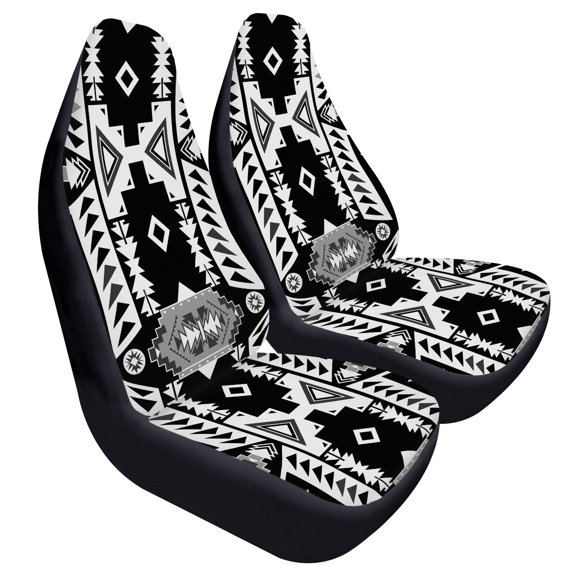 D50 Chiefs Mountain Black and White Car Seat Covers automotive interior 49 Dzine 47.5cm X 49.5cm X 79.5cm
