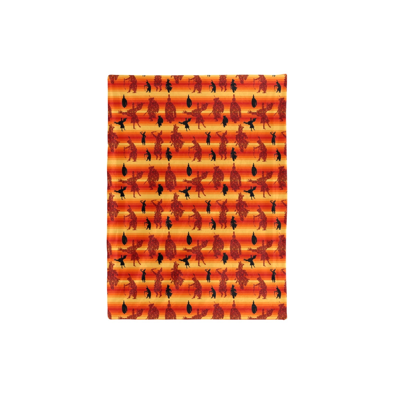 Dancers Brown Baby Blanket 30"x40" Baby Blanket 30"x40" e-joyer