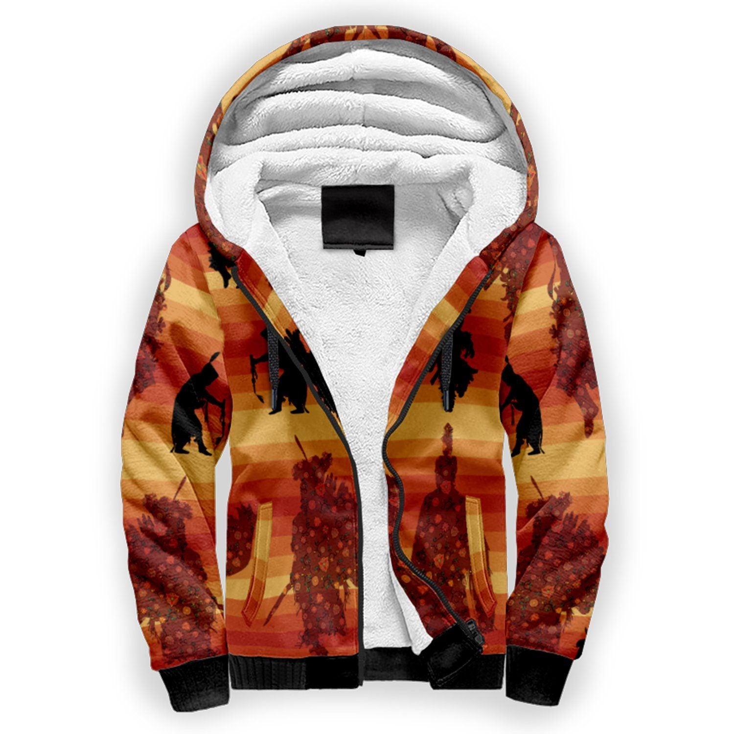 Dancers Brown Sherpa Hoodie hoodie Herman
