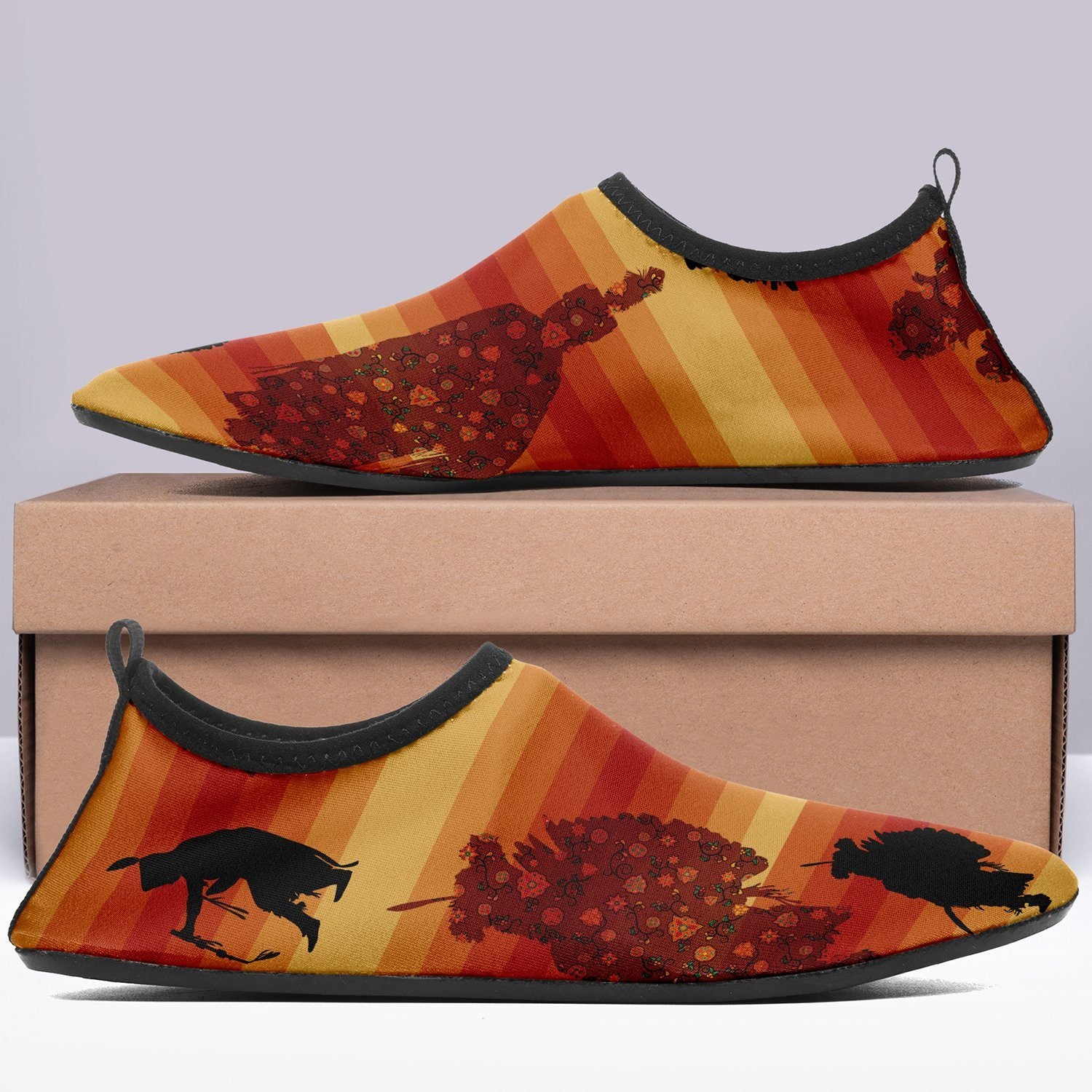 Dancers Brown Sockamoccs Slip On Shoes Herman