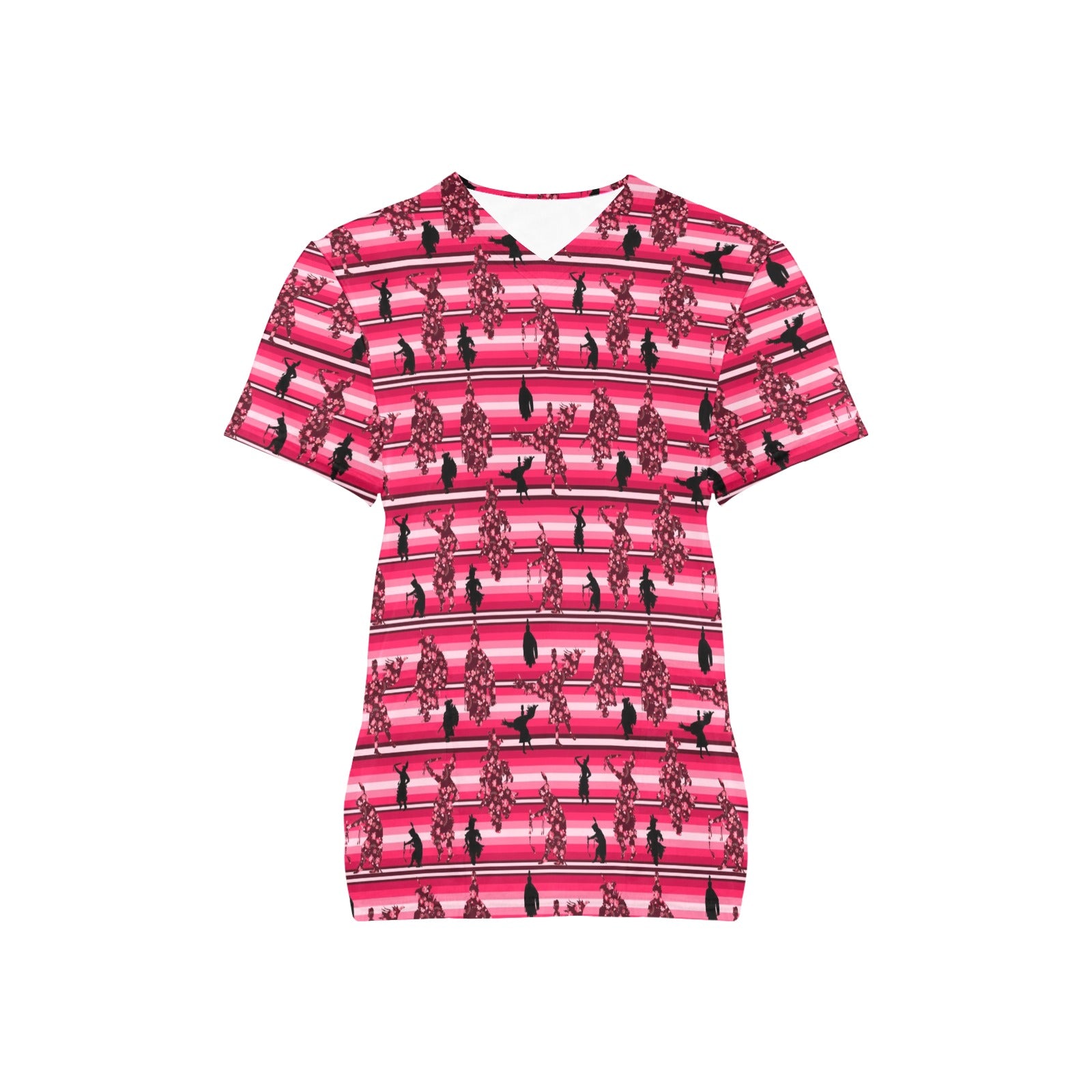 Dancers Floral Amour All Over Print Scrub Top Scrub Top e-joyer