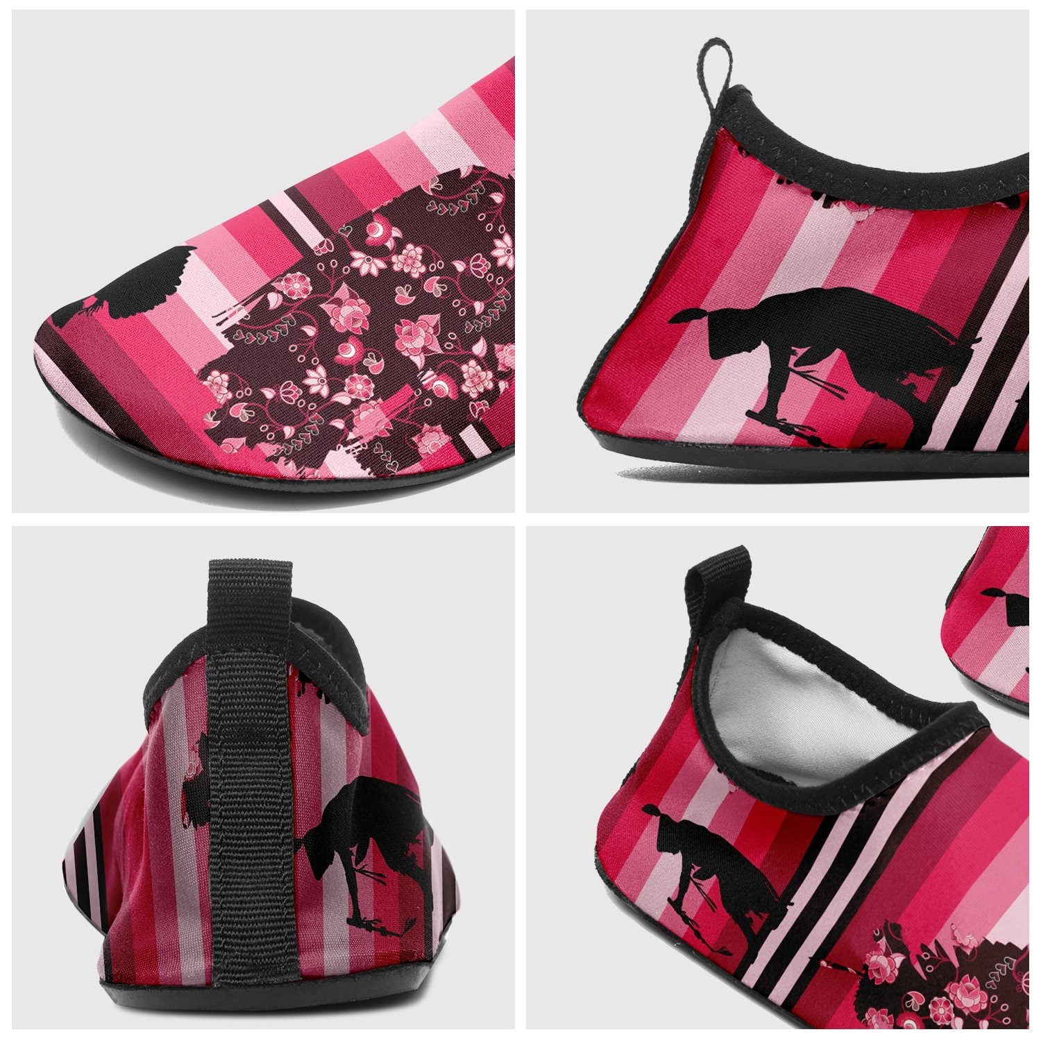 Dancers Floral Amour Sockamoccs Slip On Shoes Herman