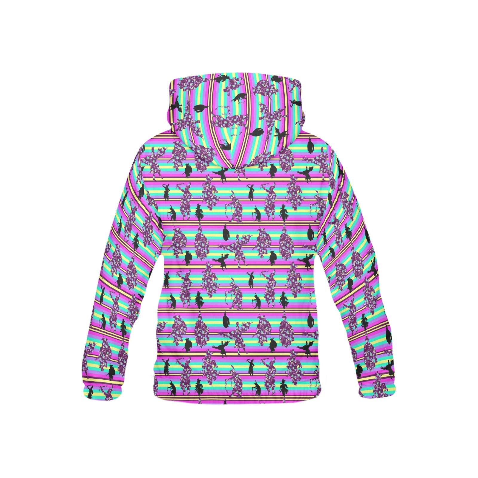 Dancers Floral Contest All Over Print Hoodie for Kid (USA Size) (Model H13) All Over Print Hoodie for Kid (H13) e-joyer