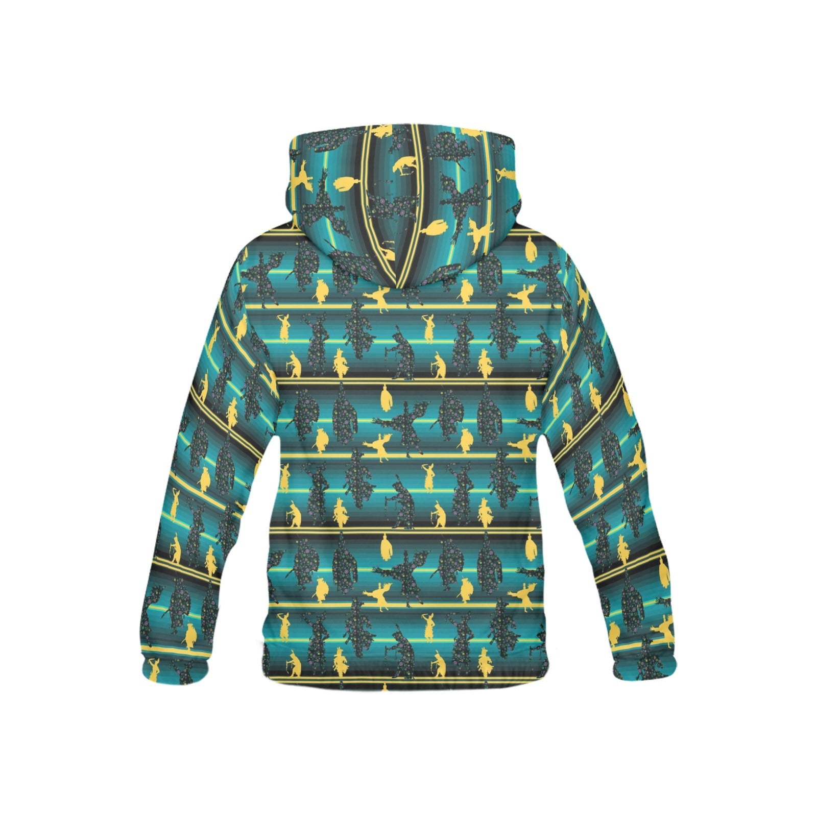 Dancers Inspire Green All Over Print Hoodie for Kid (USA Size) (Model H13) All Over Print Hoodie for Kid (H13) e-joyer