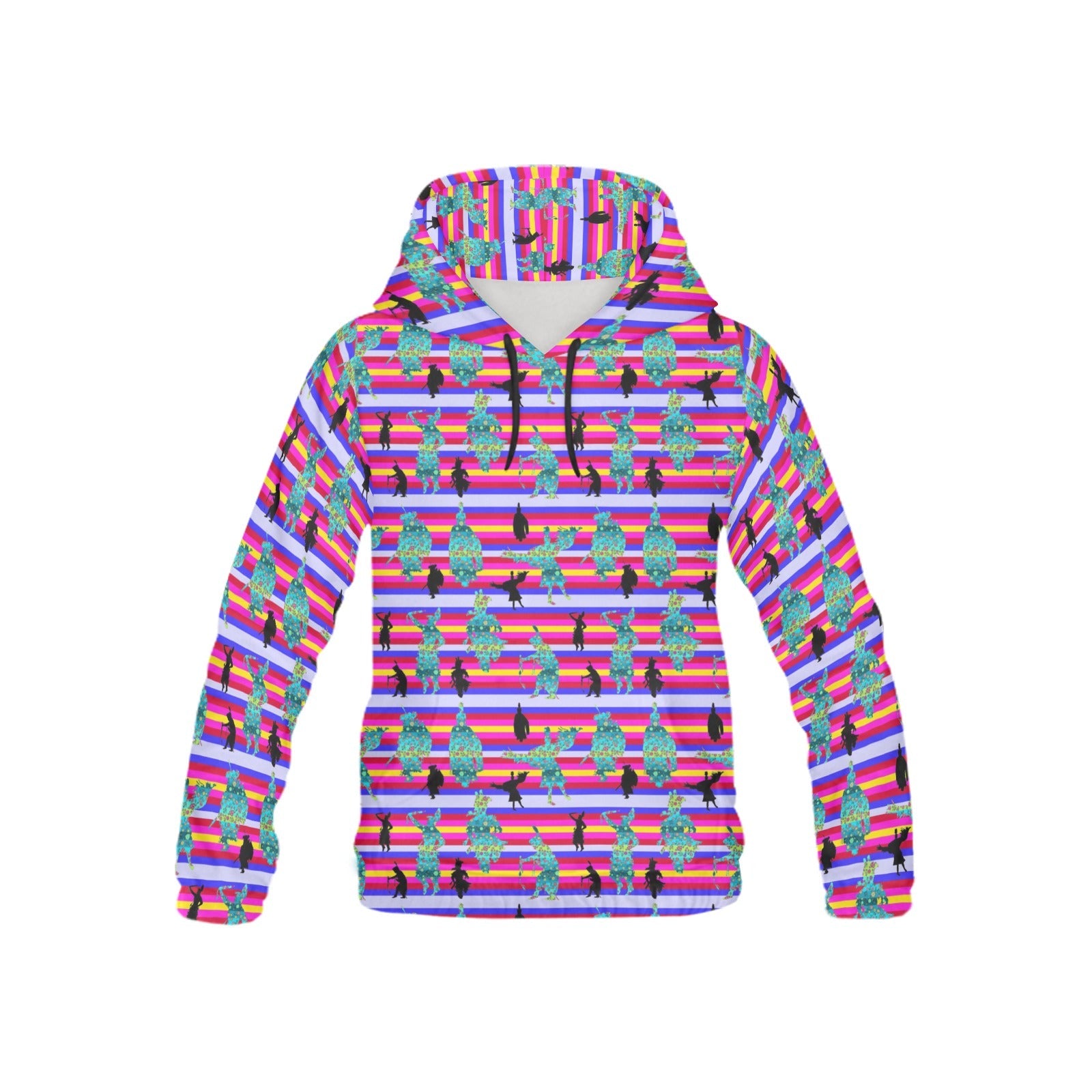 Dancers Sky Dance All Over Print Hoodie for Kid (USA Size) (Model H13) All Over Print Hoodie for Kid (H13) e-joyer