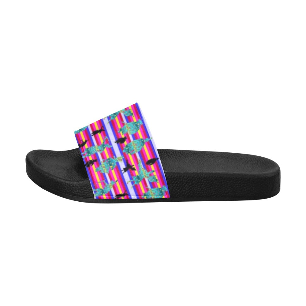 Dancers Sky Dance Women's Slide Sandals (Model 057) sandals e-joyer