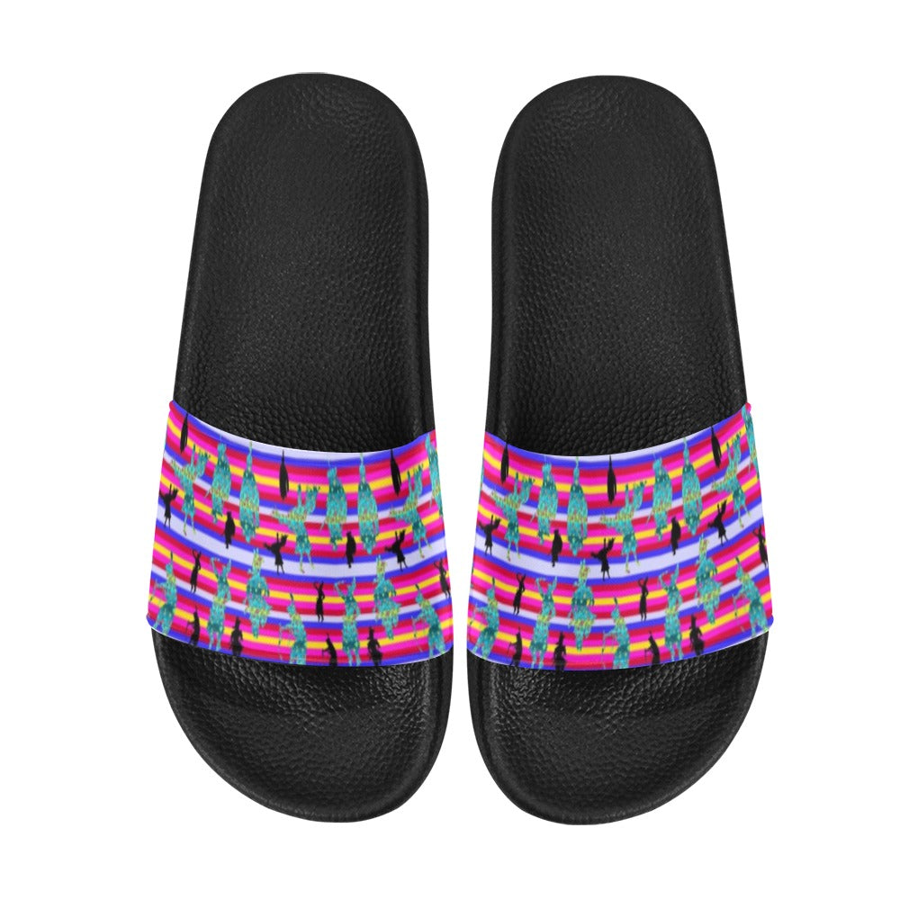 Dancers Sky Dance Women's Slide Sandals (Model 057) sandals e-joyer