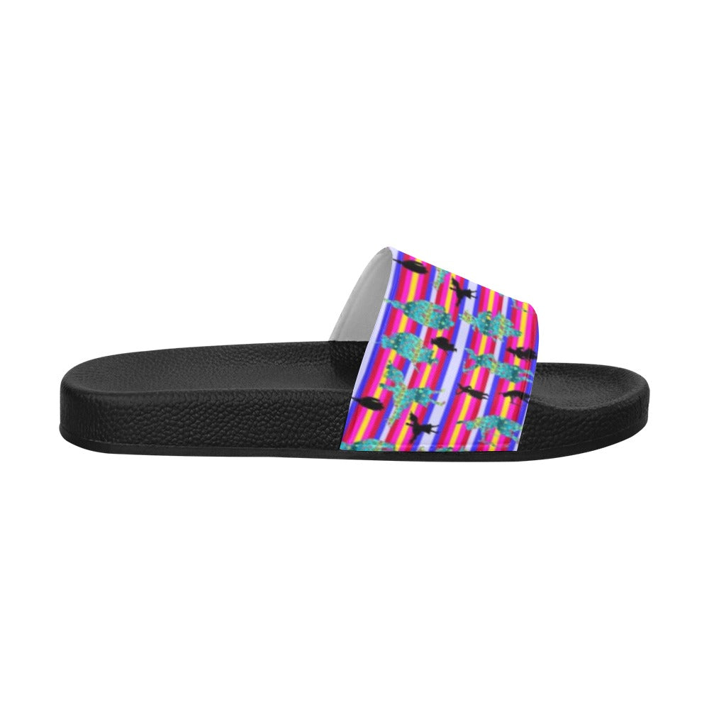 Dancers Sky Dance Women's Slide Sandals (Model 057) sandals e-joyer