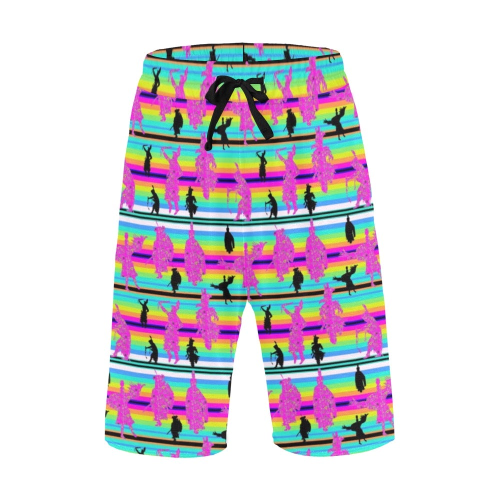 Dancers Sunset Contest Men's All Over Print Casual Shorts (Model L23) short e-joyer