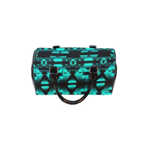 Dark-Deep Lake-Winter-Camp Boston Handbag (Model 1621) Boston Handbags (1621) e-joyer