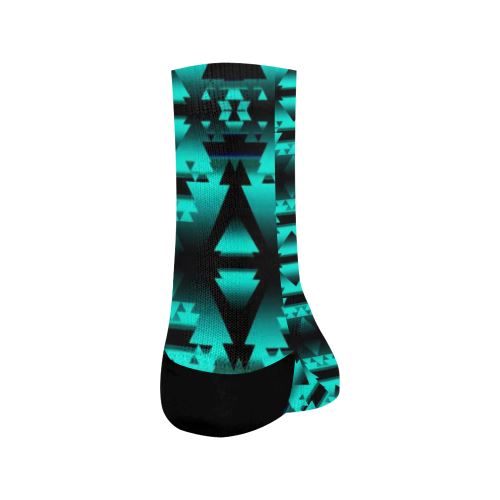 Dark-Deep Lake-Winter-Camp Crew Socks Crew Socks e-joyer