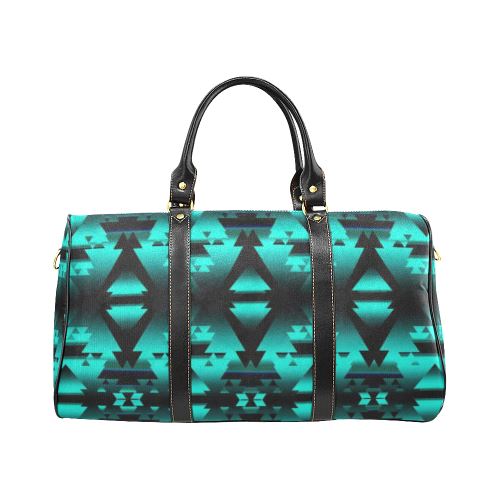 Dark-Deep Lake-Winter-Camp New Waterproof Travel Bag/Small (Model 1639) Waterproof Travel Bags (1639) e-joyer